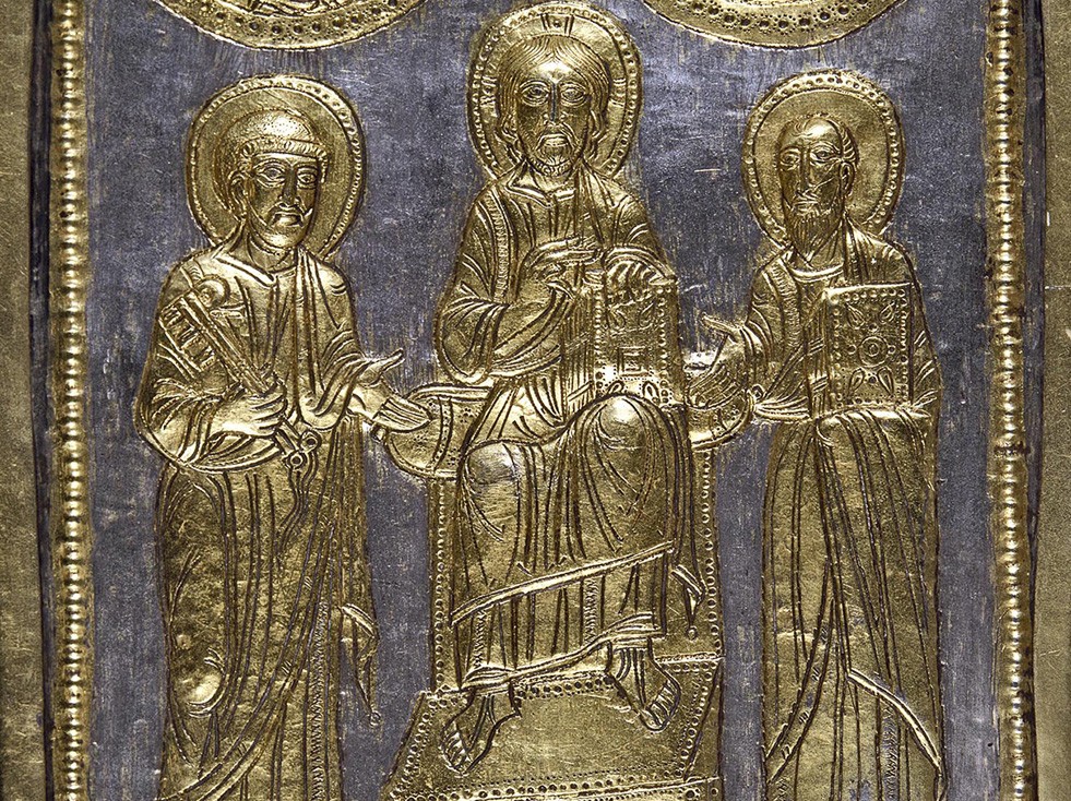 Pyx De Communion En Laiton Poli Avec Croix Latine Dorée - Pour 12-15 Hosties - Boîtier Sacré Cadeau Religieux